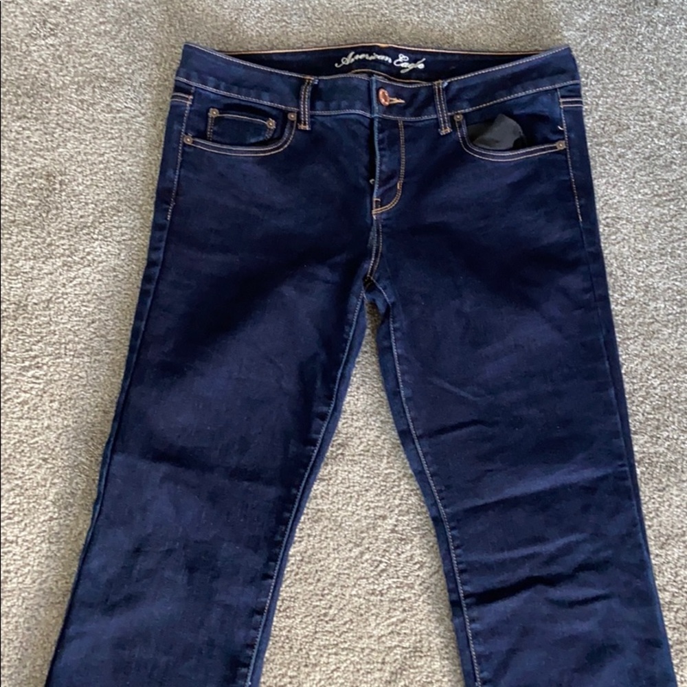 American Eagle Straight Leg Stretch Jeans 16R